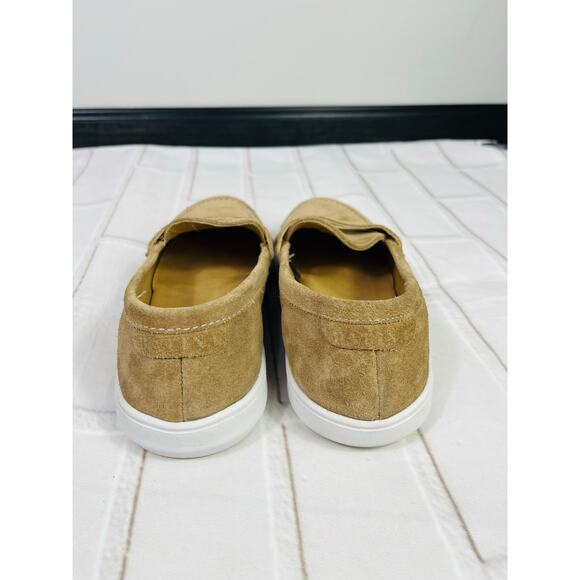 Patina tan suede leather loafers sz 7 - Picture 8 of 9